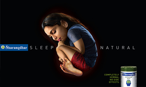 concept campaign photography for sleeping herbal tablets by best advertising photographer india