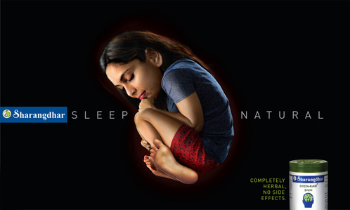 concept campaign photography for sleeping herbal tablets by best advertising photographer india
