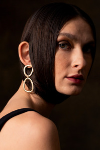 close up concept designer brand jewellery portrait shoot vogue magazine with the leading indian advertising photographer based in mumbai india