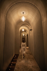 a dome like dreamy passage into the comfortable spa photographer by the best portrait photographer based in mumbai india