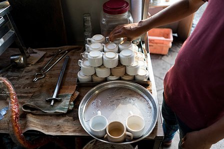 early morning tea photographed by top commercial photographer from mumbai