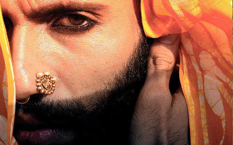close up portrait shot of roshmin mahendru shot by best Indian conceptual photographer based in mumbai india