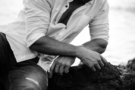 abstract black and white denim wear advertising campaign photoshoot with top fashion photographer based in mumbai india