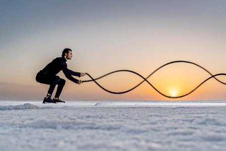 sunset workout at the rann of kutch gujarat photography assignment by leading indian advertising photographer based in mumbai india
