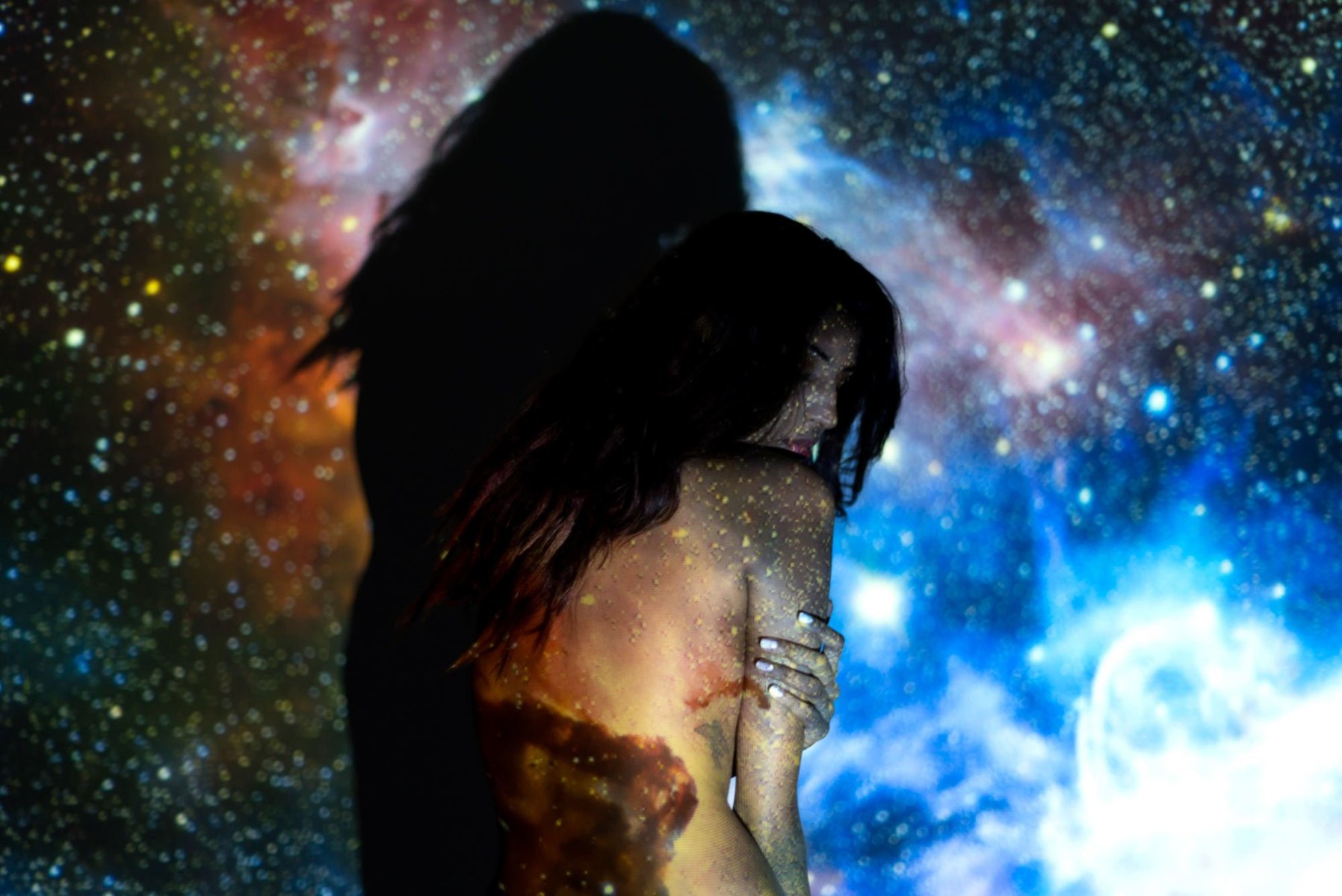 model in the universe shot by best conceptual photographer based in mumbai india