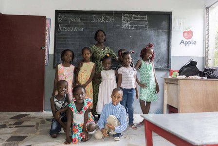 children classroom school liberia Shot by Ashish Gurbani best travel and advertising photographer based out of Mumbai santacruz east pune india