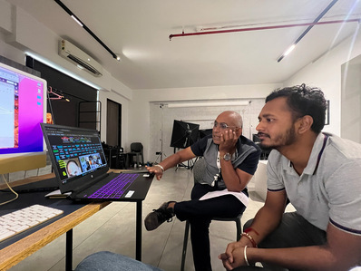 upcoming branding campaign work in progress at a top advertising photography studio in mumbai