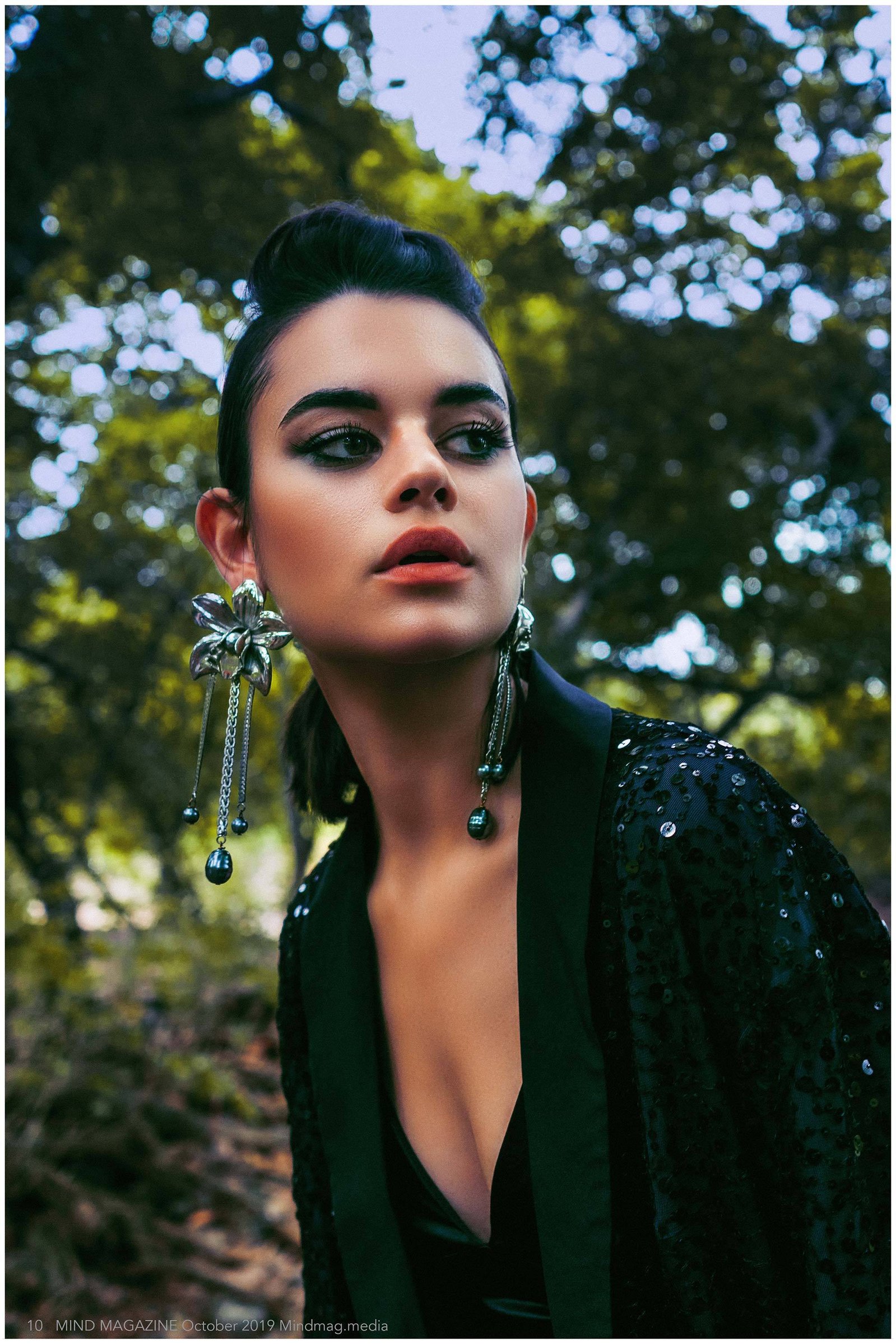 Beautiful model Melissandre posing as a witch styled by Dhara Gandhi shot by top fashion photographer based in Mumbai India.