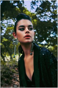 Beautiful model Melissandre posing as a witch styled by Dhara Gandhi shot by top fashion photographer based in Mumbai India.