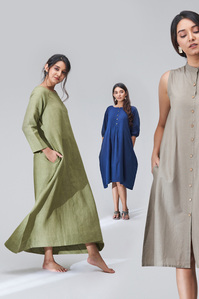 beatiful model vaishnavi patwardhan posing for a minimalistic clothing brand photoshoot with leading advertising photographer ashish gurbani based in pune india
