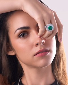 fun model shoot concept portrait for a trending jewellery campaign in Mumbai india