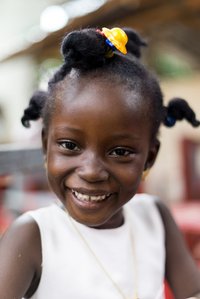 Close up portrait shot of a young girl in Monrovia shot by Ashish Gurbani top advertising photographer based in Mumbai India.