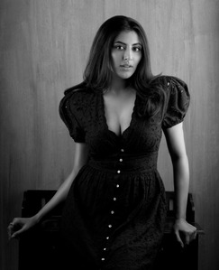 the beautiful shweta Avasthi was shot in black and white portrait by best advertising photographer based in Pune, india
