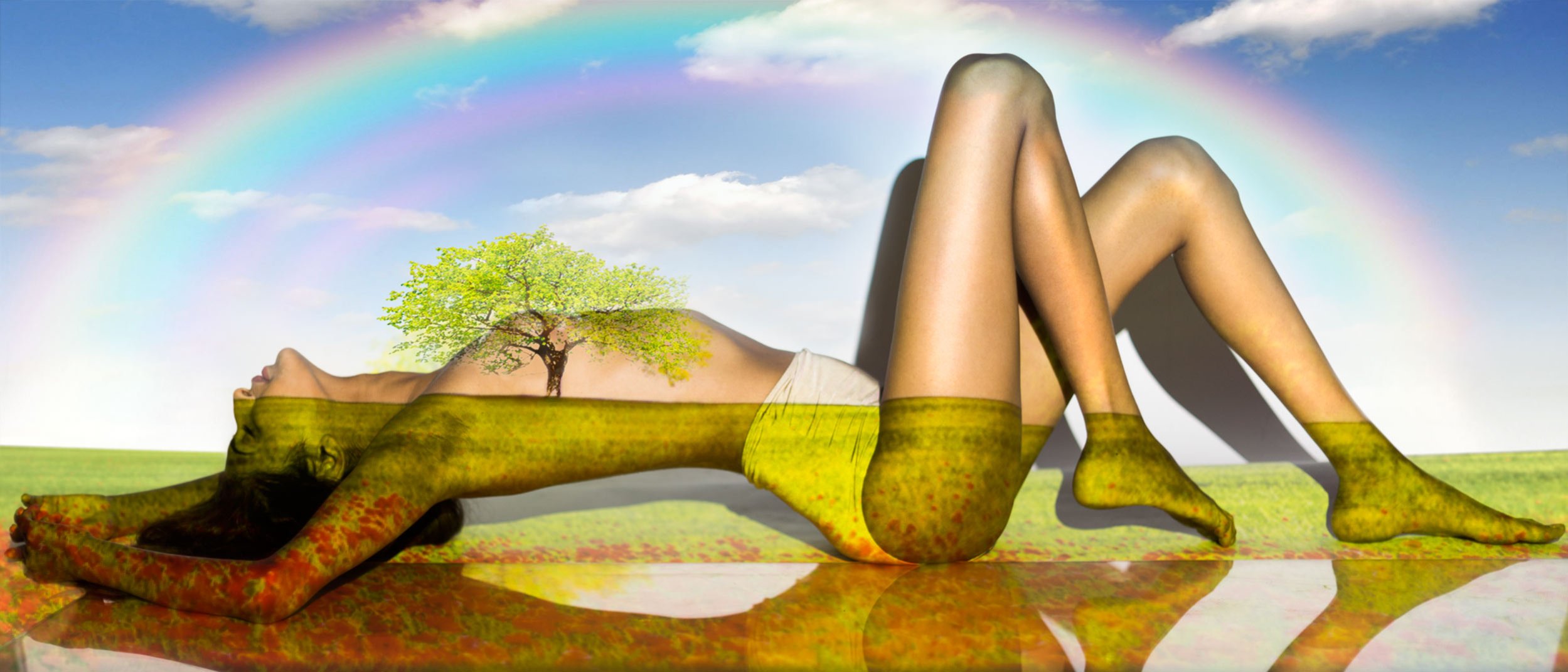 model landscape with projector concept shoot by best indian fashion photographer based in mumbai india