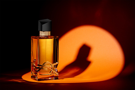 a conceptual spot light on Yves Saint Lauren Libre for an advertising purpose photoshoot in pune india
