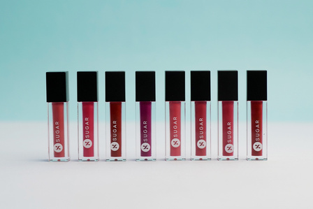 latest collection by leading indian cosmetic brand sugar cosmetics concept luxury product photoshoot by best product photographer ashish gurbani based in mumbai india