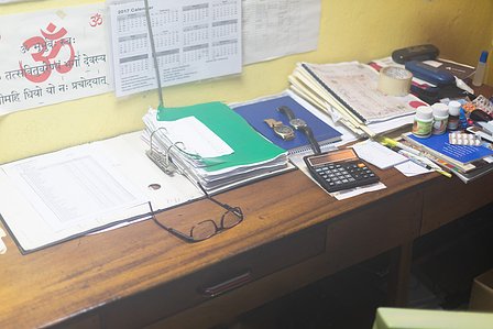 Organised study table in a room shot by Ashish Gurbani top product photographer based in Mumbai India.