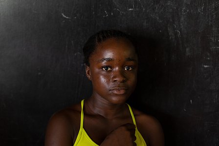 Close up shot of a girl giving a scared look shot by Ashish Gurbani top photographer based in Mumbai India.