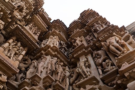 Centuries-old sculptings outside the walls of monuments and tourist places shot by Ashish Gurbani best advertising photographer based in Mumbai India.  