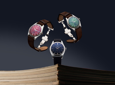 conceptual product photo of three argos floating watches for professional branding campaign in mumbai india