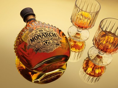 award winning still life photography in studio lighting on a gold mirror for liquor brand shoot in mumbai