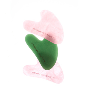 rose quartz and jade gua sha facial cosmetic luxury brand product photoshoot in studio lighting setup by leading product photographer ashish gurbani based in mumbai india