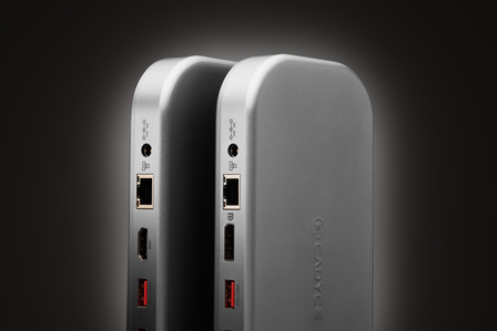 two USB hubs standing in front of a glow lighting setup shot in studio for gadget branding campaign by best luxury product photographer based in Pune india