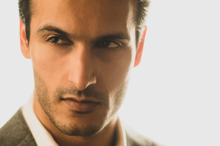 yellow portrait of leading fashion model and actor angel singh shoot with best Advertising photographer based in mumbai india