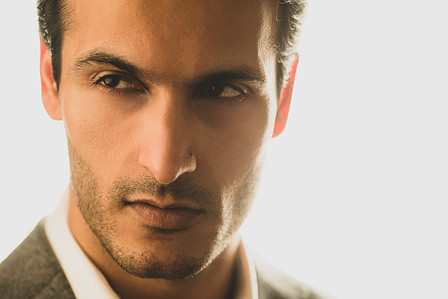yellow portrait of leading fashion model and actor angel singh shoot with best Advertising photographer based in mumbai india