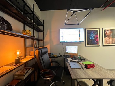 a behind the scenes of a photography studio planning a pre production for an upcoming hospitality brand shoot in mumbai india