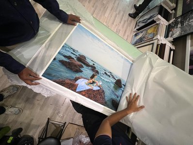 Behind the scenes of a professional product photographer in Pune, India We are excited to finally receive the print order for some of our favorite still life and jewelry work to be framed for the studio.