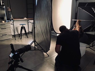BTS of professional product photographer in Pune through meticulous attention to detail and expert lighting techniques, we were able to capture the true elegance and craftsmanship of our alcohol bottles in these stunning product photos.