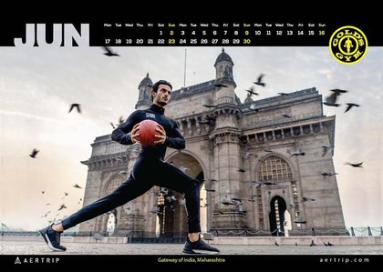 a beautiful sunrise workout session by the gateway of india photography assignment shoot by the leading indian fashion photographer based in new york and mumbai india
