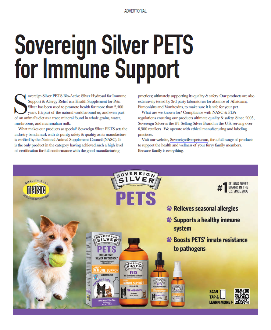 Full page spread for Pet Business Magazine 
