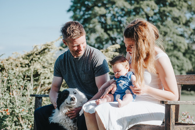 Mother, Father, Daughter and Dog- North Yorkshire Family Photography
