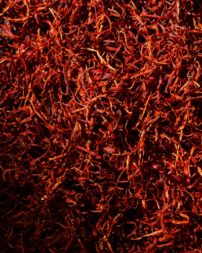 Close-up image of Saffron.