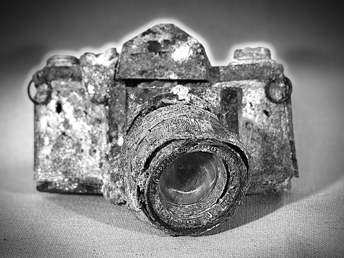 Honeywell Pentax H1A: My very first camera, which happened to burned in the High Park Fire of 2012