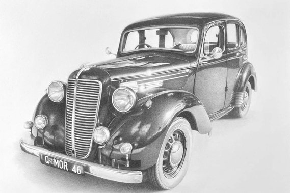 Commission artwork by Candace Slager. Colour pencil. Morris10