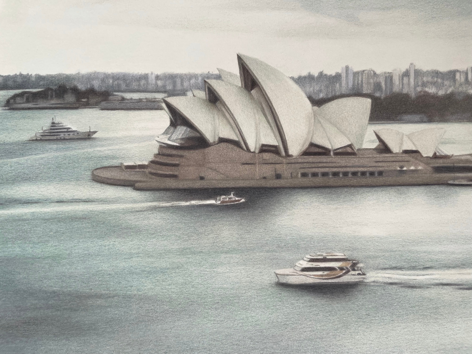 Sydney Opera House roof structure 