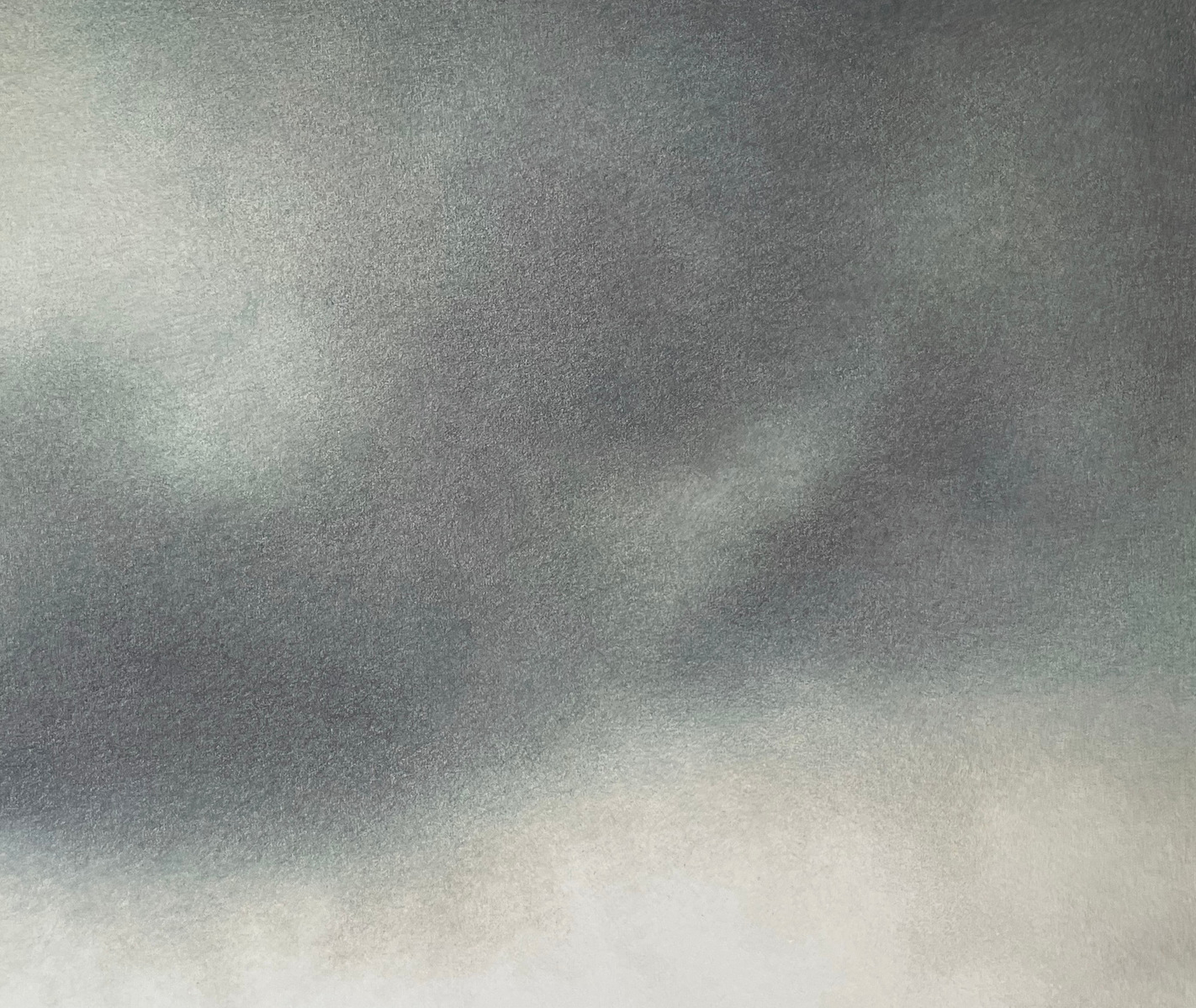 Zoom in on moody clouds around Sydney Opera House and bay