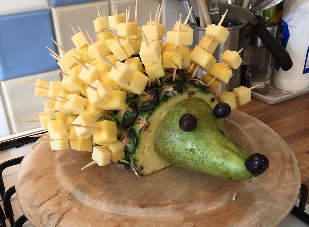 Pterygium surgery. Candace Slager artist. 1980s skewered party snack.