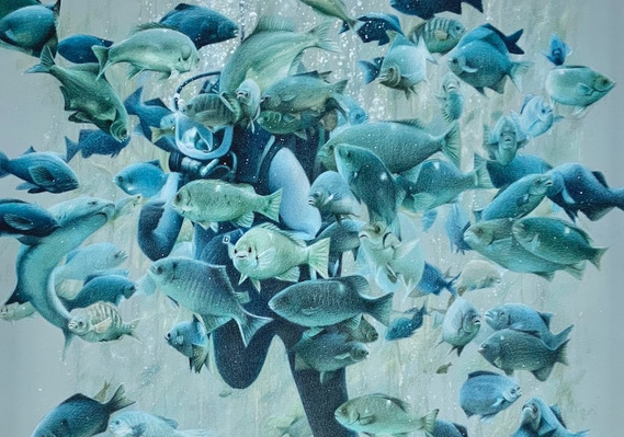 Candace Slager Depth Bluethumb 'Luxurious and Affordable Prints' Curator's Pick