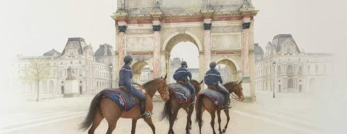 Candace Slager Les Chevaux Bluethumb 'Works on paper' Curator's Pick