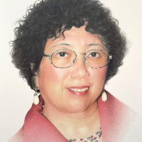 Commission artwork by Candace Slager. Colour pencil. Hilda. Portrait commission.