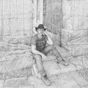 Commission drawing by Candace Slager