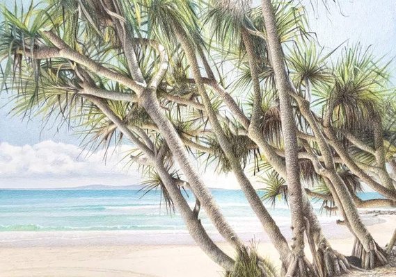 Candace Slager Noosa Heads Queensland Bluethumb 'Coastal Chillin' Curator's Pick