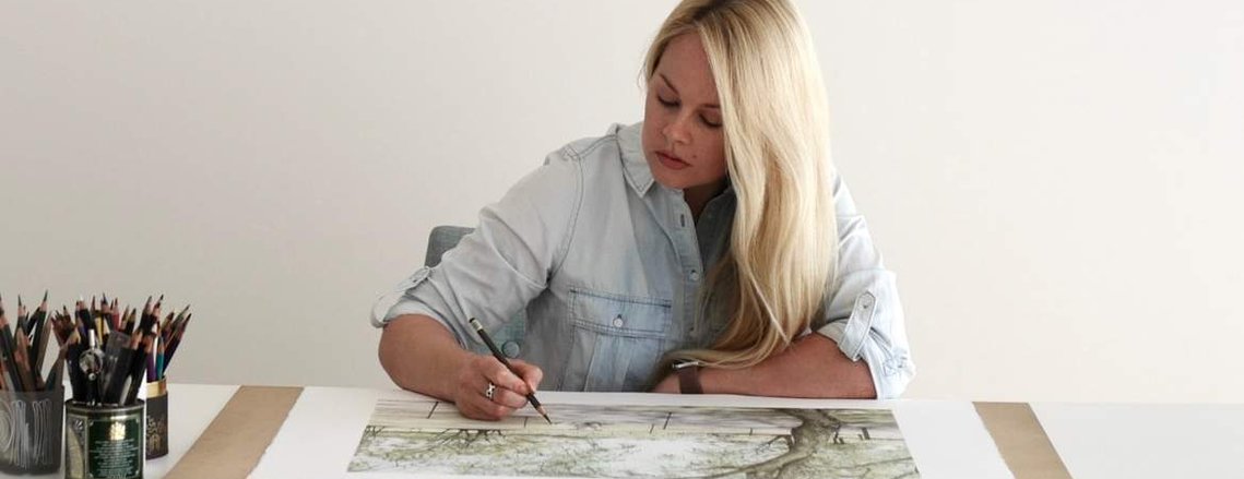 About Candace Slager drawing artist