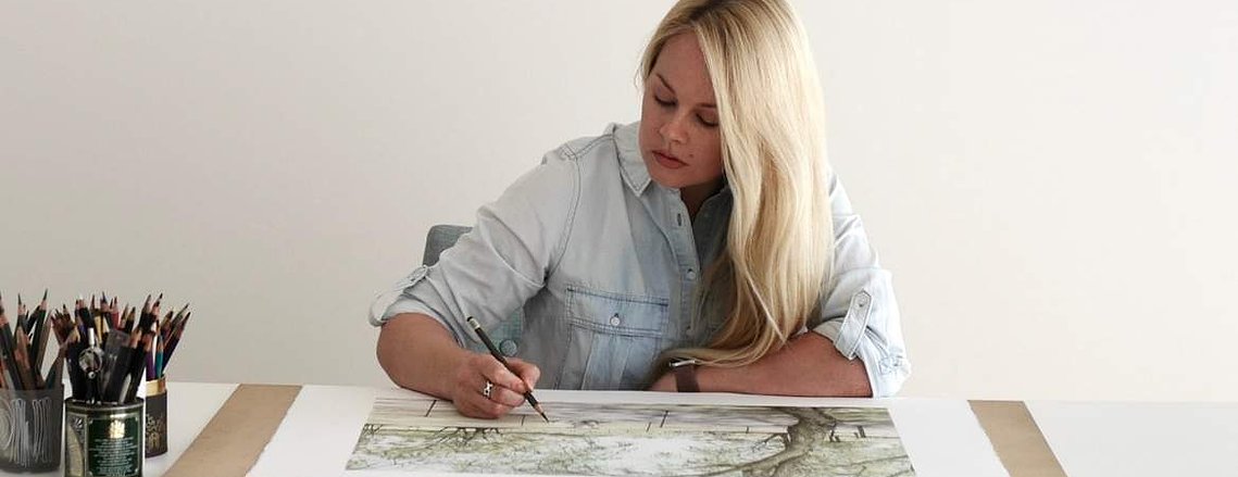 About Candace Slager drawing artist
