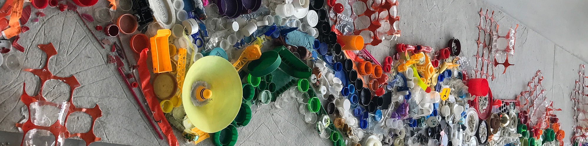 A community based permanent public artwork made with recycled materials.