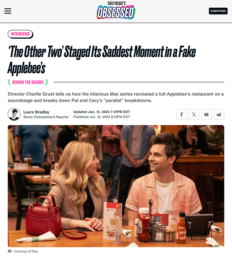 DAILY BEAST ARTICLE FOR THE OTHER TWO SEASON 3